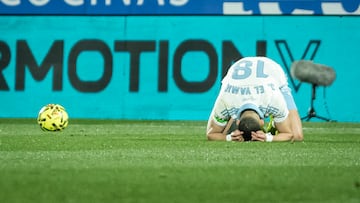 El Yamiq, tras su expulsión.