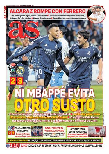 Las portadas de AS de diciembre