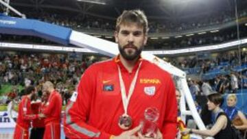 Marc Gasol, con la Selección española.