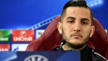 Manolas, en rueda de prensa.