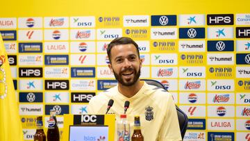 08/10/2025 FUTBOL SEGUNDA DIVISION TEMPORADA 25/26 Rueda de prensa de Kirian Rodriguez