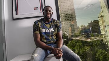 Draymond Green atiende a AS en las oficinas de la NBA en Espa&ntilde;a.