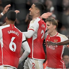 Arsenal ha permitido menos de la mitad de goles en 2024 que Manchester City y Liverpool