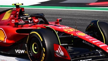 Carlos Sainz (Ferrari SF-23). Monza, Italia. F1 2023.