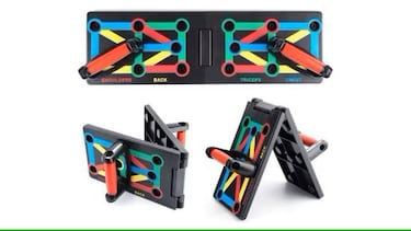 Ejercita tus músculos con esta tabla de flexiones multifunción