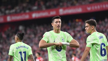 25/05/25 PARTIDO PRIMERA DIVISION ULTIMA JORNADA 38
ATHLETIC BILBAO - BARCELONA
ALEGRIA GOL ROBERT LEWANDOWSKI