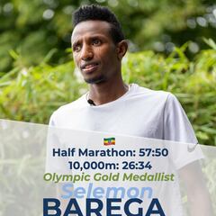 El oro olímpico Selemon Berega dará más brillo al Maratón de Sevilla