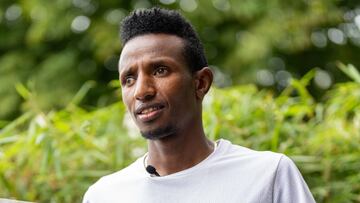 Cartel con el que el Zurich Maratón de Sevilla ha anunciado la participación del etíope Selemon Barega