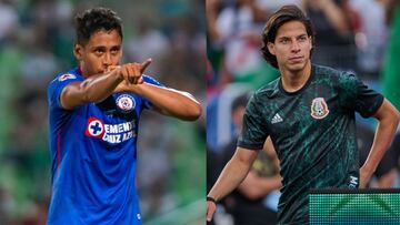 Luis Romo y Diego lainez, dos de los jugadores que aumentaron su valor