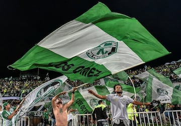 Los del Sur are the "barra brava" connected to Atlético Nacional in Medellí­n, Colombia and were formed in 1997.