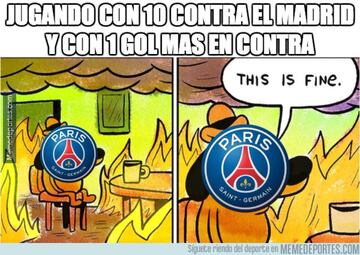 Los memes más divertidos del PSG-Real Madrid