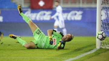 Dmitrovic, portero del Eibar, equipo de LaLiga Santander.