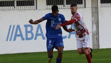 Un encuentro del Ourense CF