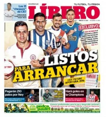 Portadas de la prensa mundial