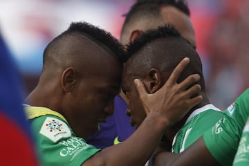 Los goles de Nacional fueron marcados por Pablo Cepellini y Yerson Candelo. Por el DIM anotaron Germán Cano y Elvis Perlaza.