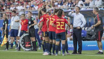 Selección española de fútbol femenino en el pasado Mundial de Francia