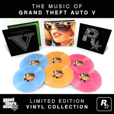 GTA V te ofrece su BSO en dos formatos, CD o Vinilo