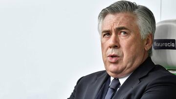 El entrenador italiano, Carlo Ancelotti.