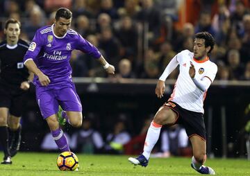 Parejo y Cristiano Ronaldo.