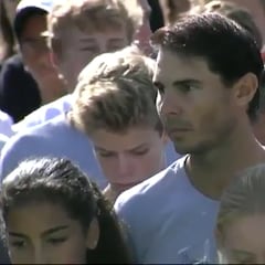 Uno de los mejores momentos de Nadal fue fuera de las canchas: aquí se ganó el respeto del mundo entero y una portada en The Times