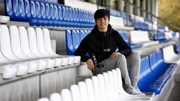 Alba Merino, posando para As.