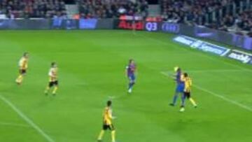 <b>53'. </b>Gol legal de Puyol.