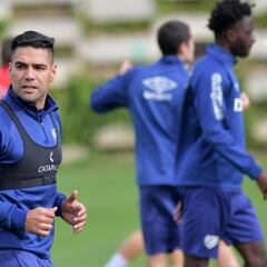 Iraola: “Falcao tiene una pequeña roturita en el isquio”