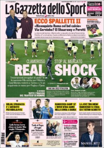 Portadas de la prensa mundial