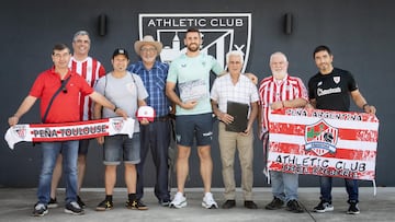 Simón, Vivian, Sancet, Nanclares y Azkona, premiados por las peñas del Athletic