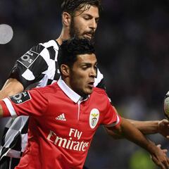 Primera derrota del Benfica; Jimenez sólo jugó 20 minutos
