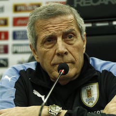 Tabárez: "Ojalá Suárez y Cavani le anoten a Colombia"