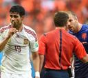 Los brasileños pitaron a Diego Costa y éste mandó callar