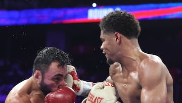Shakur Stevenson y Artem Harutyunyan en la disputa por el CMB del peso ligero.