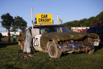 Con la disponibilidad cada vez menor de grandes vehículos fabricados en Estados Unidos de 1950, los vehículos más pequeños fabricados entre 1980 y 1990 son los más utilizado hoy en día. El evento de dos días en la Feria del Estado de Nueva Jersey contó con más de 100 coches con conductores de Nueva Jersey y alrededores.