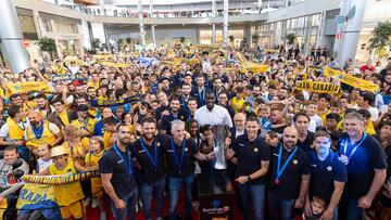 El presidente del Gran Canaria, Sitapha Savané, ha atendido a los medios para hablar de la decisión de descartar la participación del equipo en la próxima Euroliga.