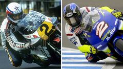 Marco Lucchinelli y Kenny Roberts Jr.