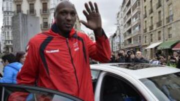 Odom se fue ayer de Vitoria.