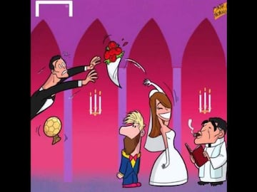 Los memes de la boda de Messi y Antonella