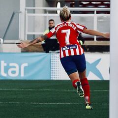 Ángela Sosa tira del Atlético:
es la jugadora que más aporta