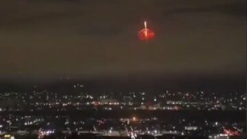 Así se ve uno de los fuegos artificiales más grandes del mundo