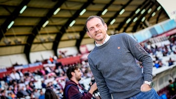 Alberto Gonz¨¢lez, entrenador del Albacete.