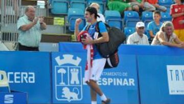 Adri&aacute;n Menendez celebra su victoria.