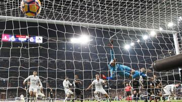 Gol de Sergio Ramos ante el Deportivo.