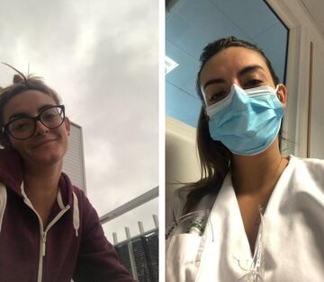 Julia compagina su profesión como enfermera de urgencias en el Hospital Clínic de Barcelona con la de juez de partido de hockey hierba. En estos momentos afronta la crisis del coronavirus en el frente, “con ánimo y la mejor cara” que puede, como el resto de los sanitarios en España.