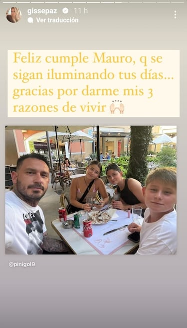 Mauricio Pinilla estaba de cumpleaños y Gissella Gallardo le dejó este mensaje