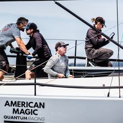 American Magic Quantum Racing, primer líder en Baiona
