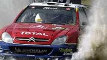 <b>FIABLE.</B> El Citroen de Sainz está respondiendo a la perfección en los primeros tramos del Rally de Argentina.