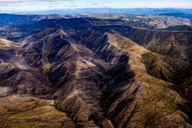 Desde el cielo: así han quedado las zonas afectadas por los incendios de agosto