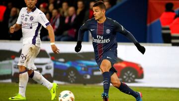 Ben Arfa, durante un partido con el PSG.