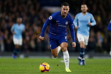 Hazard in action against Manchester City on December 8, 2018.